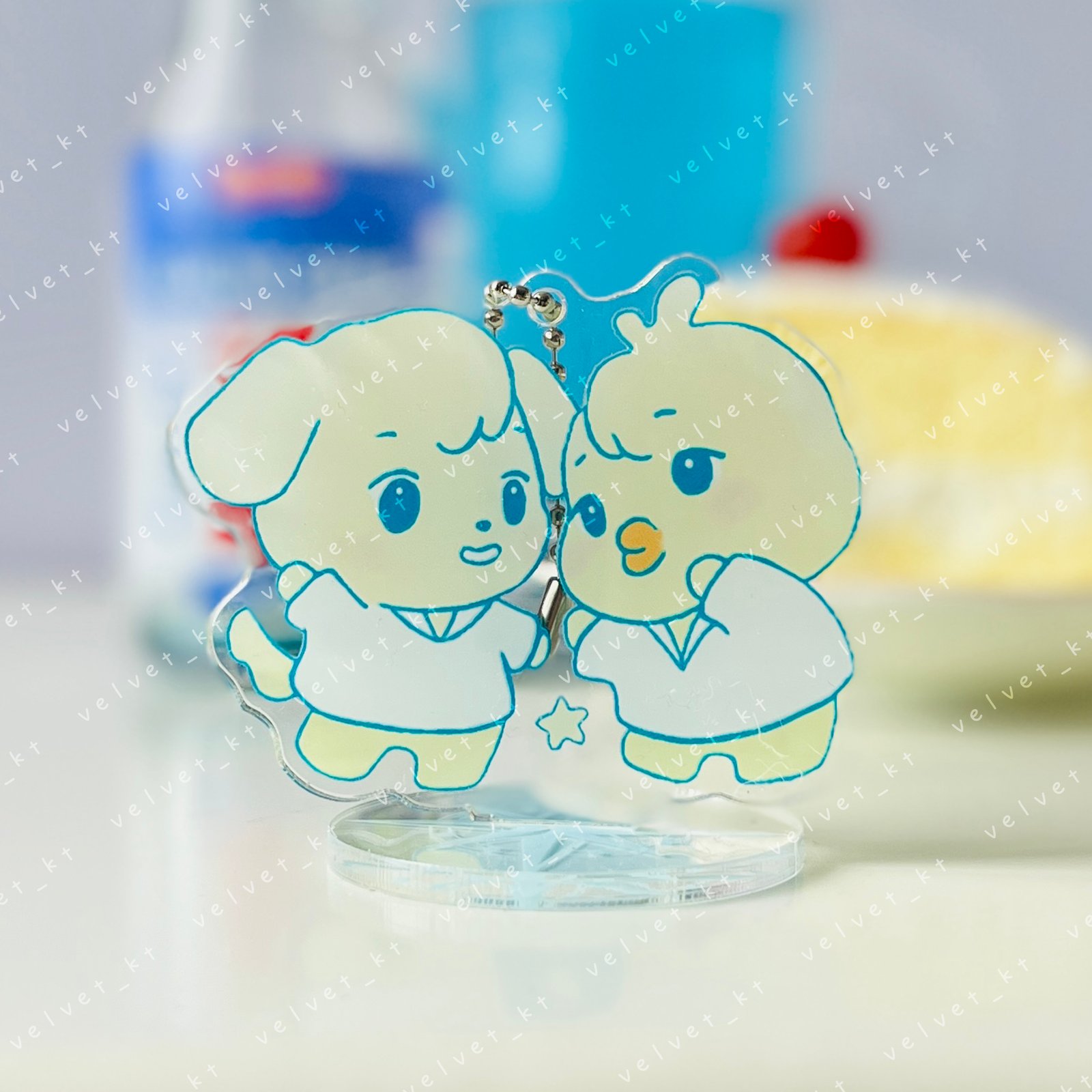 ATEEZ Aniteez Acrylic Standee Charms | Studio Velvet KT